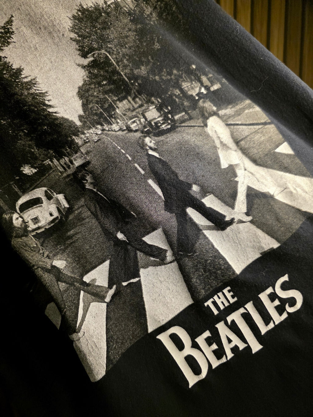 The Beatles Abbey Road Black Graphic T-Shirt Size M Medium