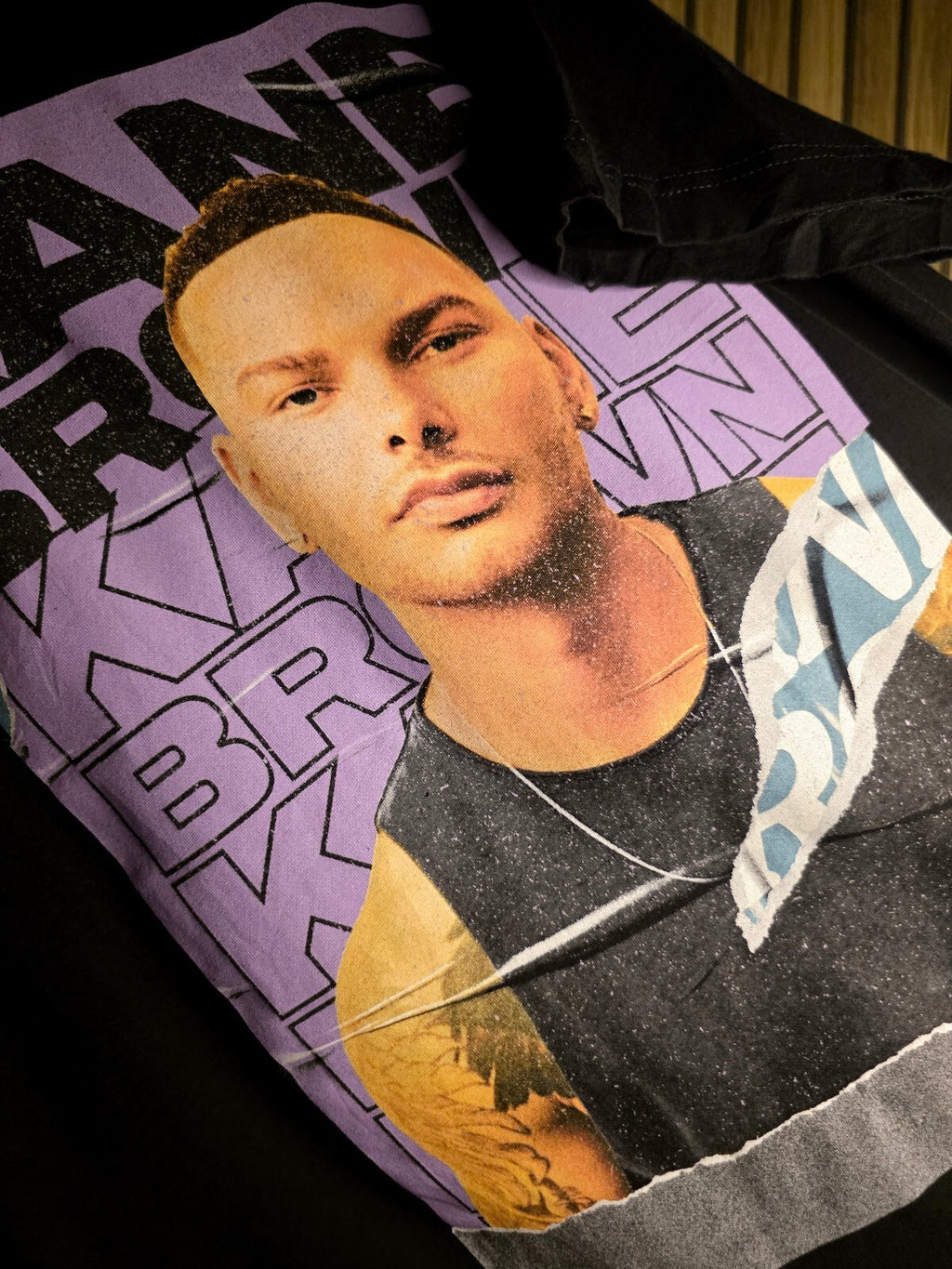 Kane Brown Tour Graphic Black T-Shirt Size L