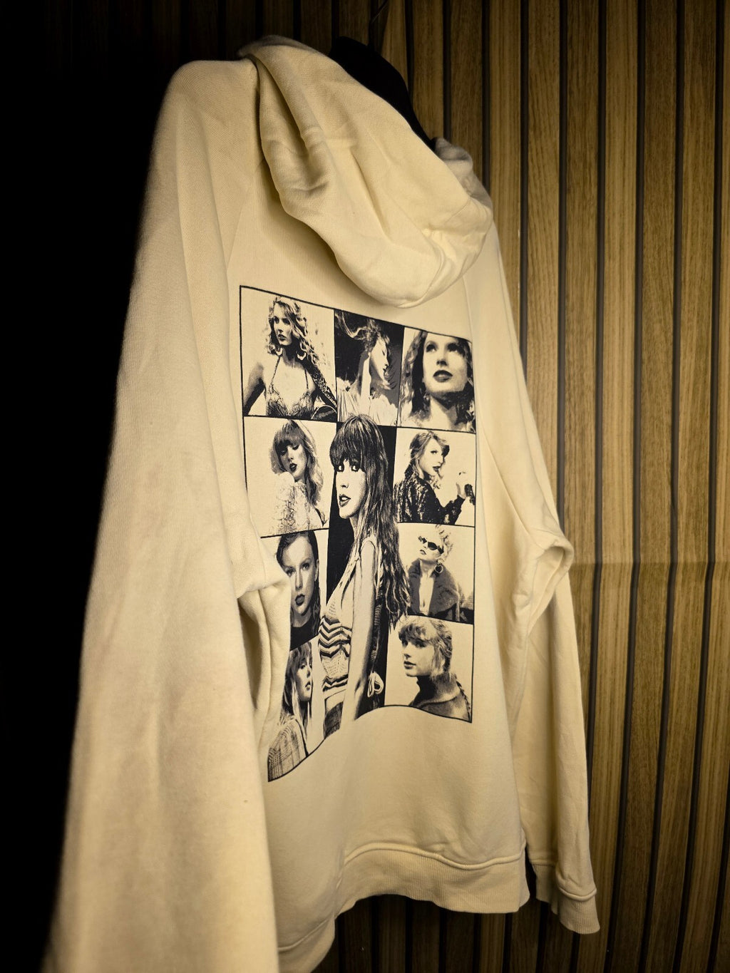 Taylor Swift The Eras Tour Hoodie Beige Medium
