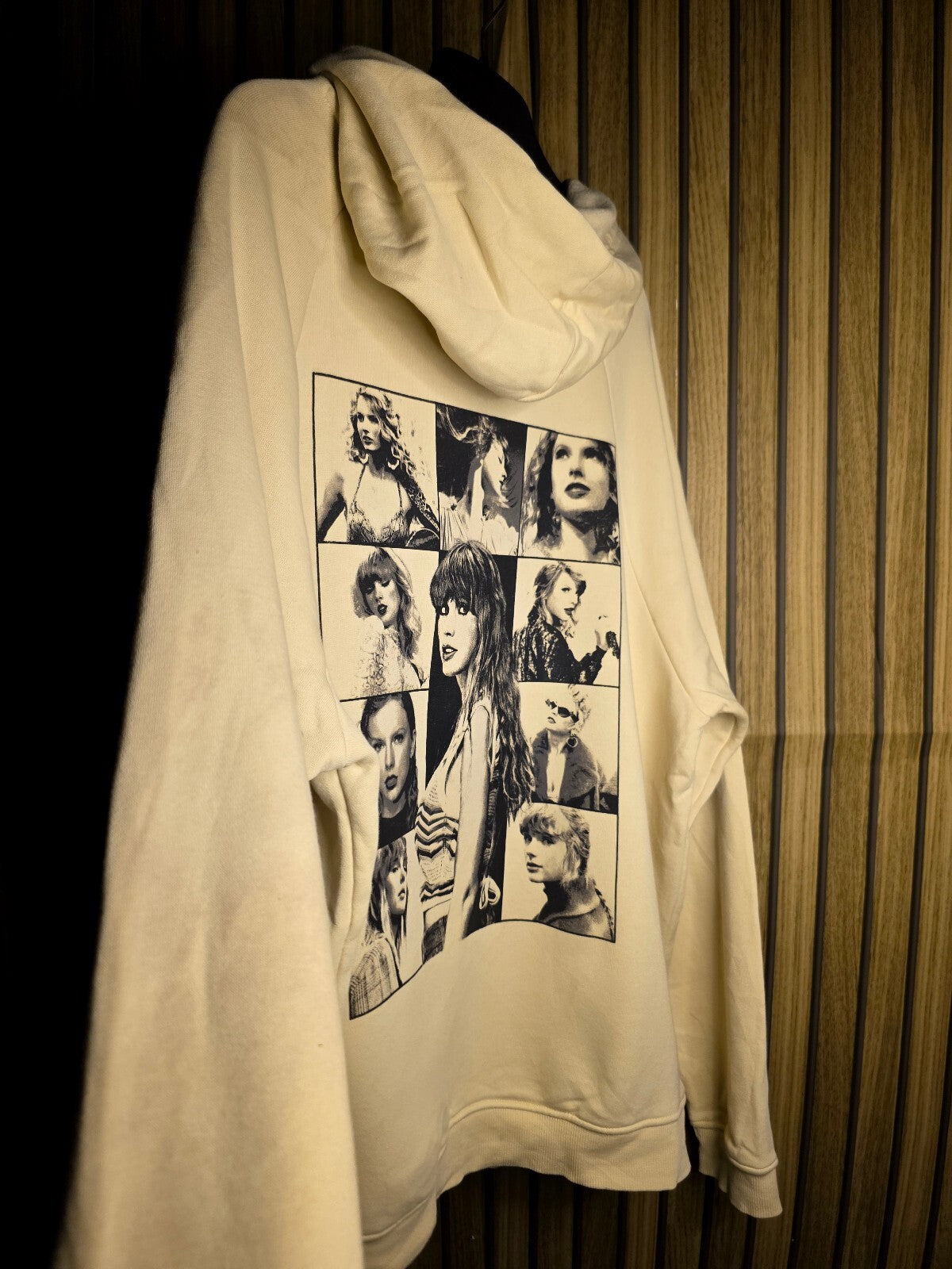 Taylor Swift The Eras Tour Hoodie Beige Medium