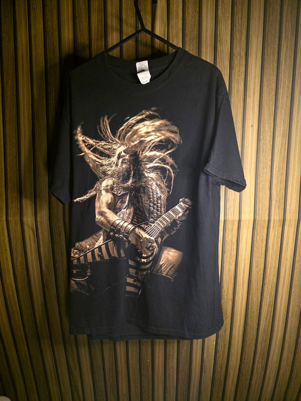 Zakk Wylde Black Label Society Heavy Metal Graphic T-Shirt Forged in Iron Size M
