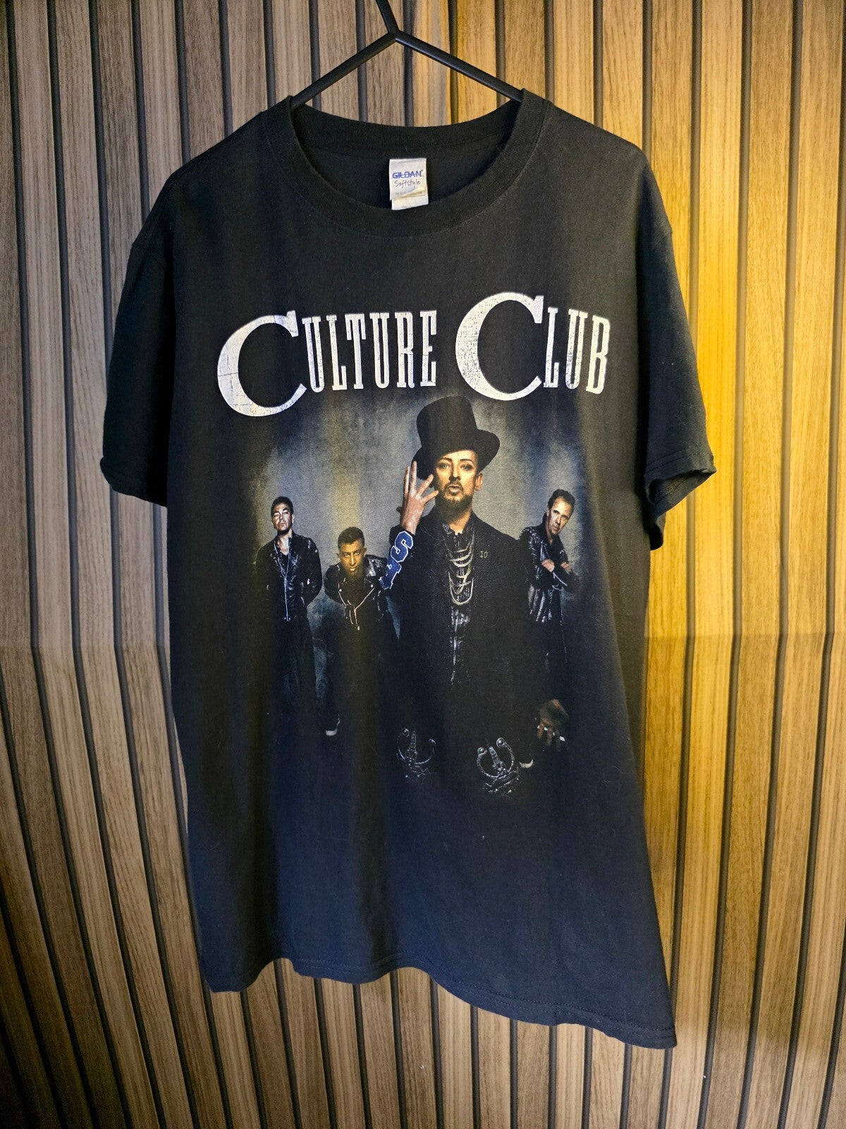 Culture Club World Tour 2016 Black Graphic T-Shirt Medium