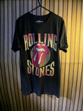 The Rolling Stones Black Graphic Logo T-Shirt Size S