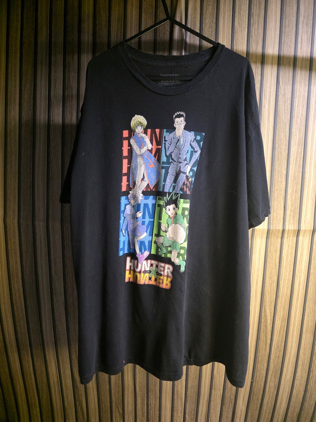 Hunter x Hunter Anime Graphic T-Shirt Black XLarge