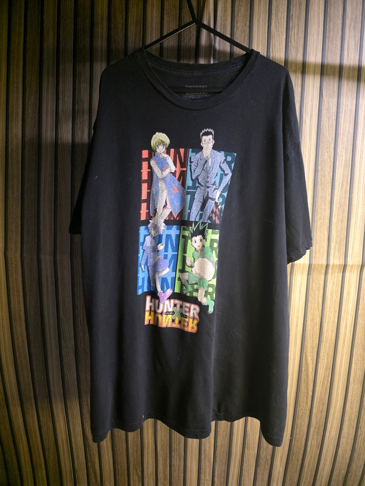 Hunter x Hunter Anime Graphic T-Shirt Black XLarge