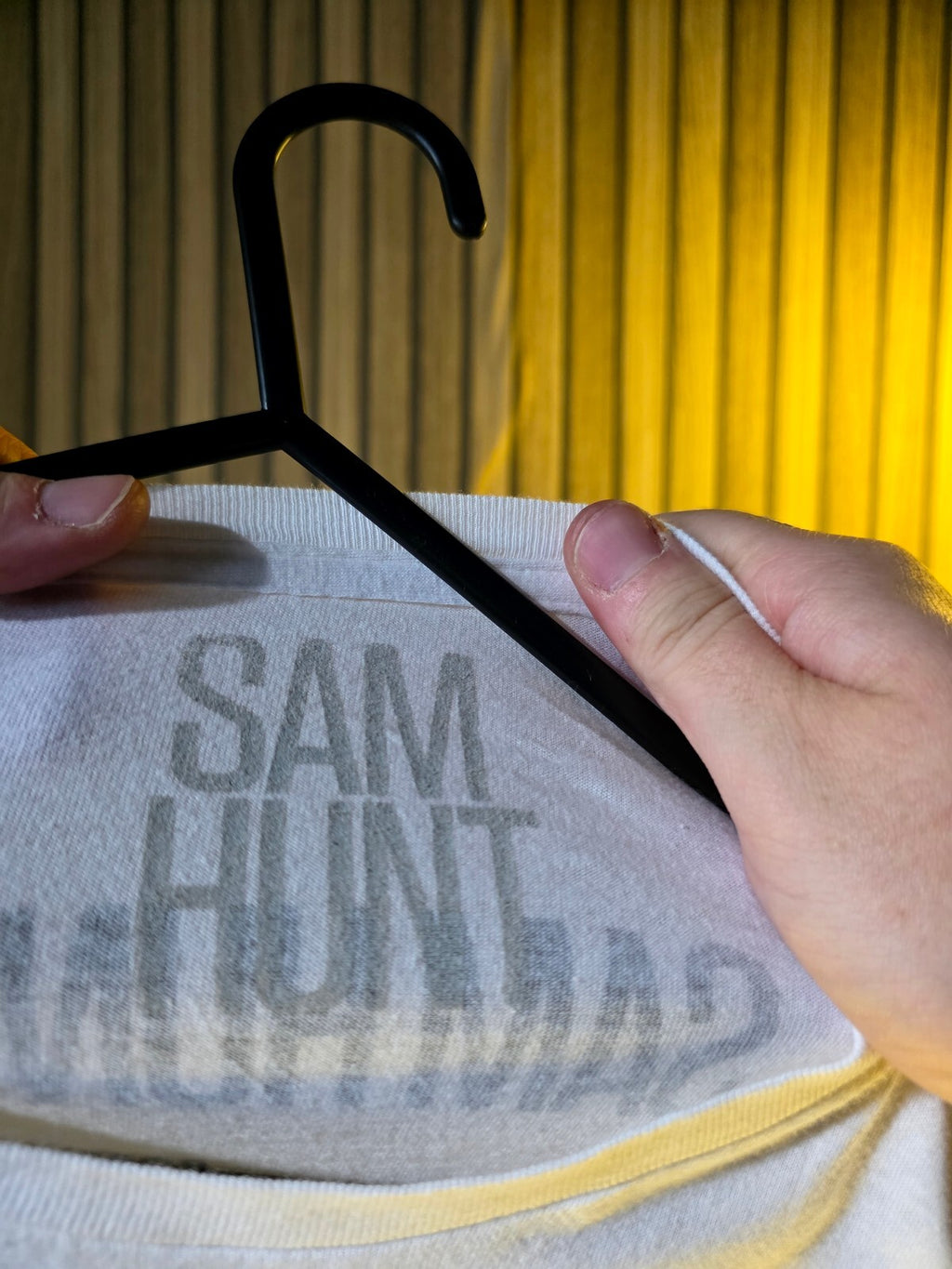 Sam Hunt Tour Graphic White T-Shirt Size Large