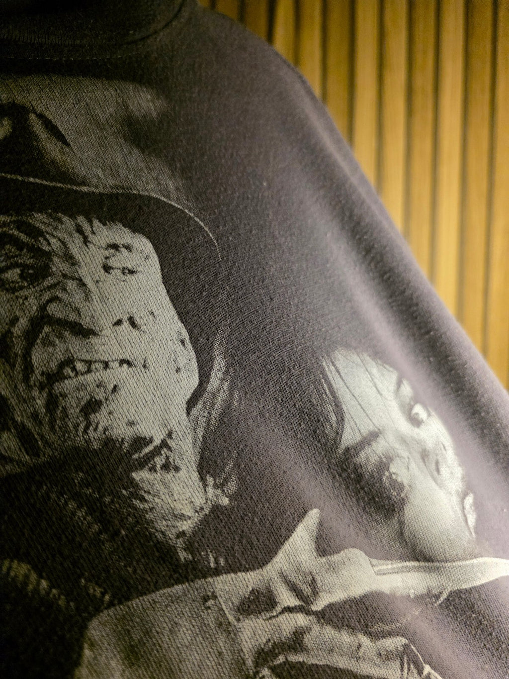 A Nightmare on Elm Street Hoodie Horror Graphic Black Medium