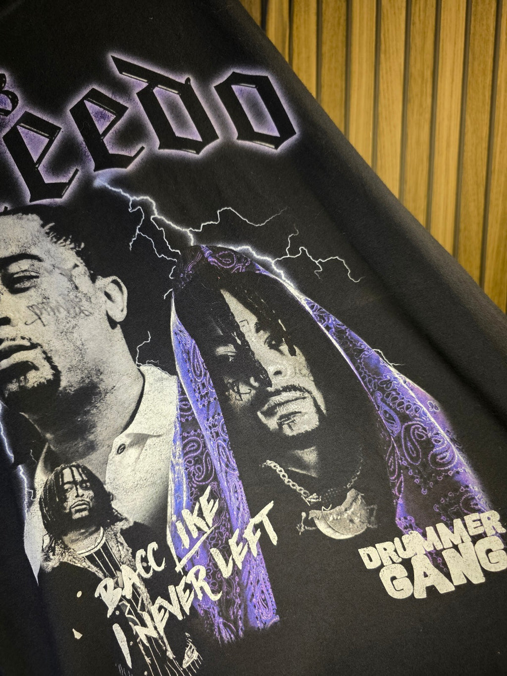 03 Greedo Drummer Gang Tour Graphic T-Shirt Black Large