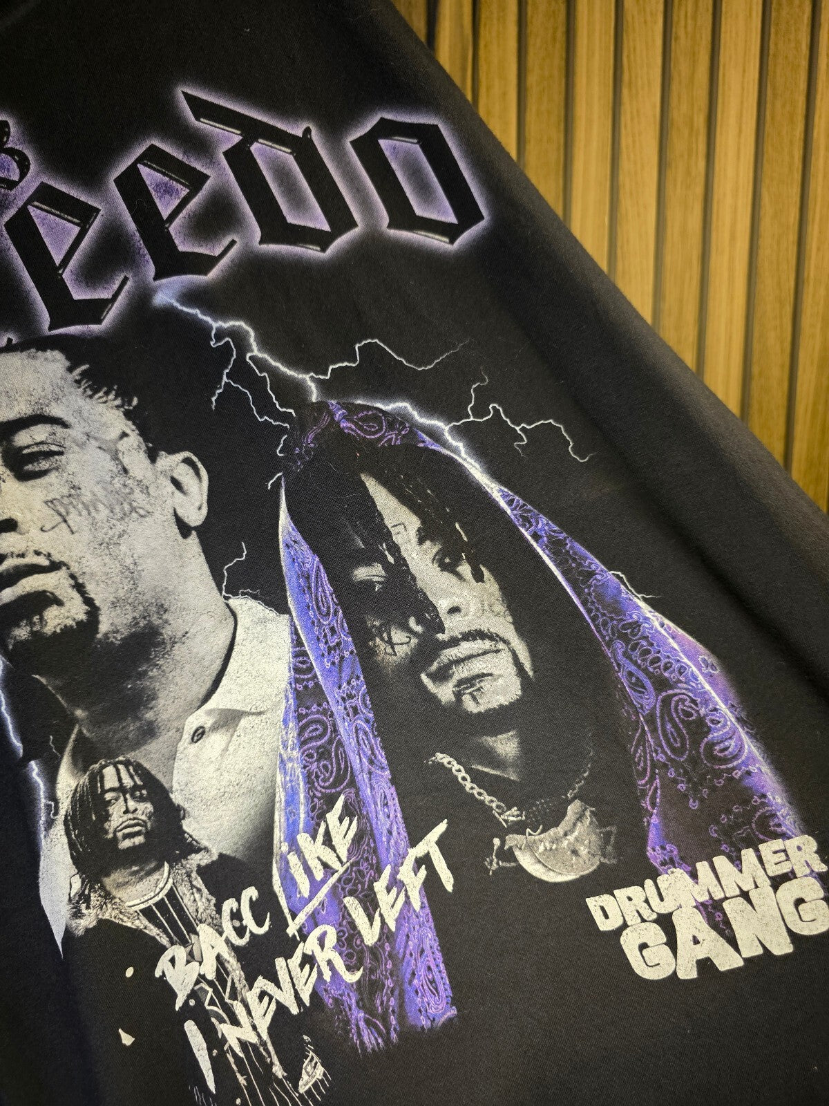 03 Greedo Drummer Gang Tour Graphic T-Shirt Black Large