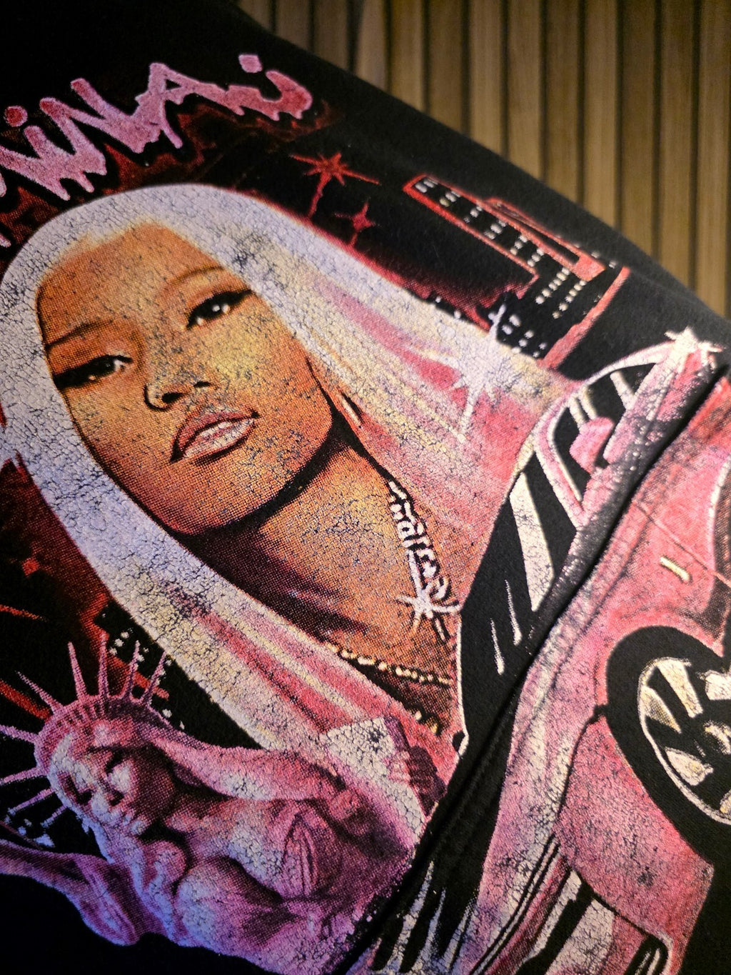 Nicki Minaj Pink Friday 2 Tour Hoodie Black Medium