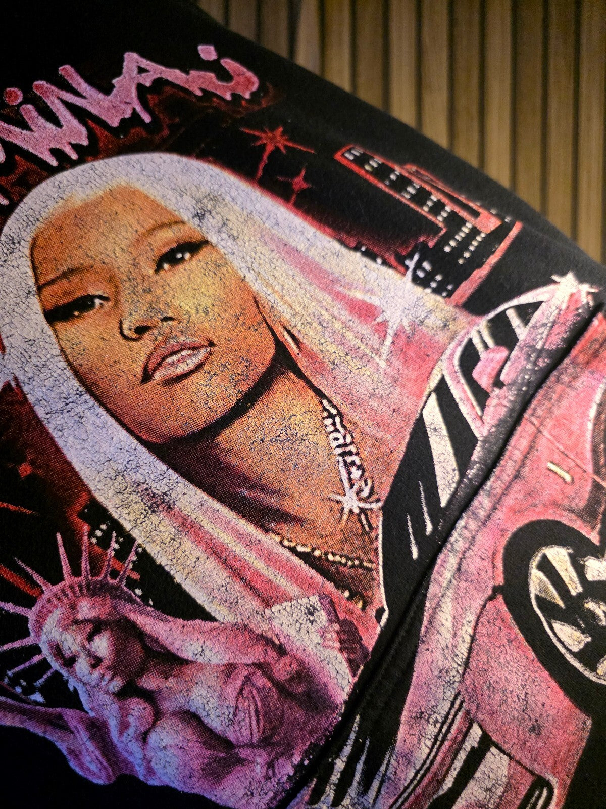 Nicki Minaj Pink Friday 2 Tour Hoodie Black Medium
