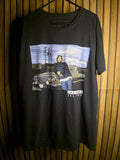 Ice Cube Graphic Black T-Shirt with Street Style Print Size Regular–L