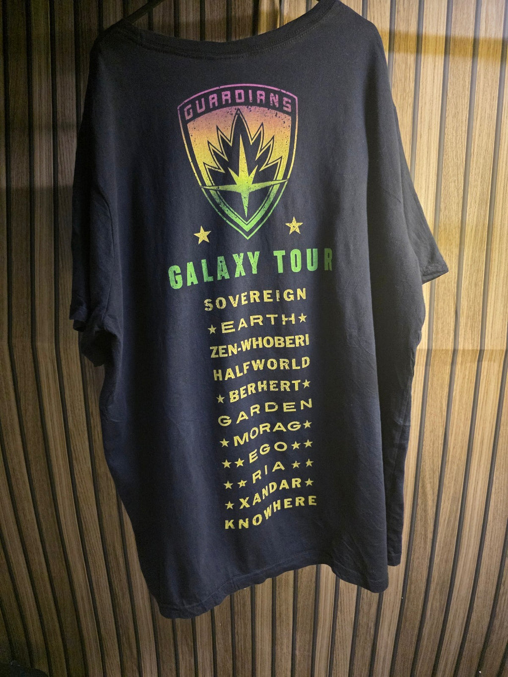 Marvel Guardians of the Galaxy Graphic T-Shirt Black XL