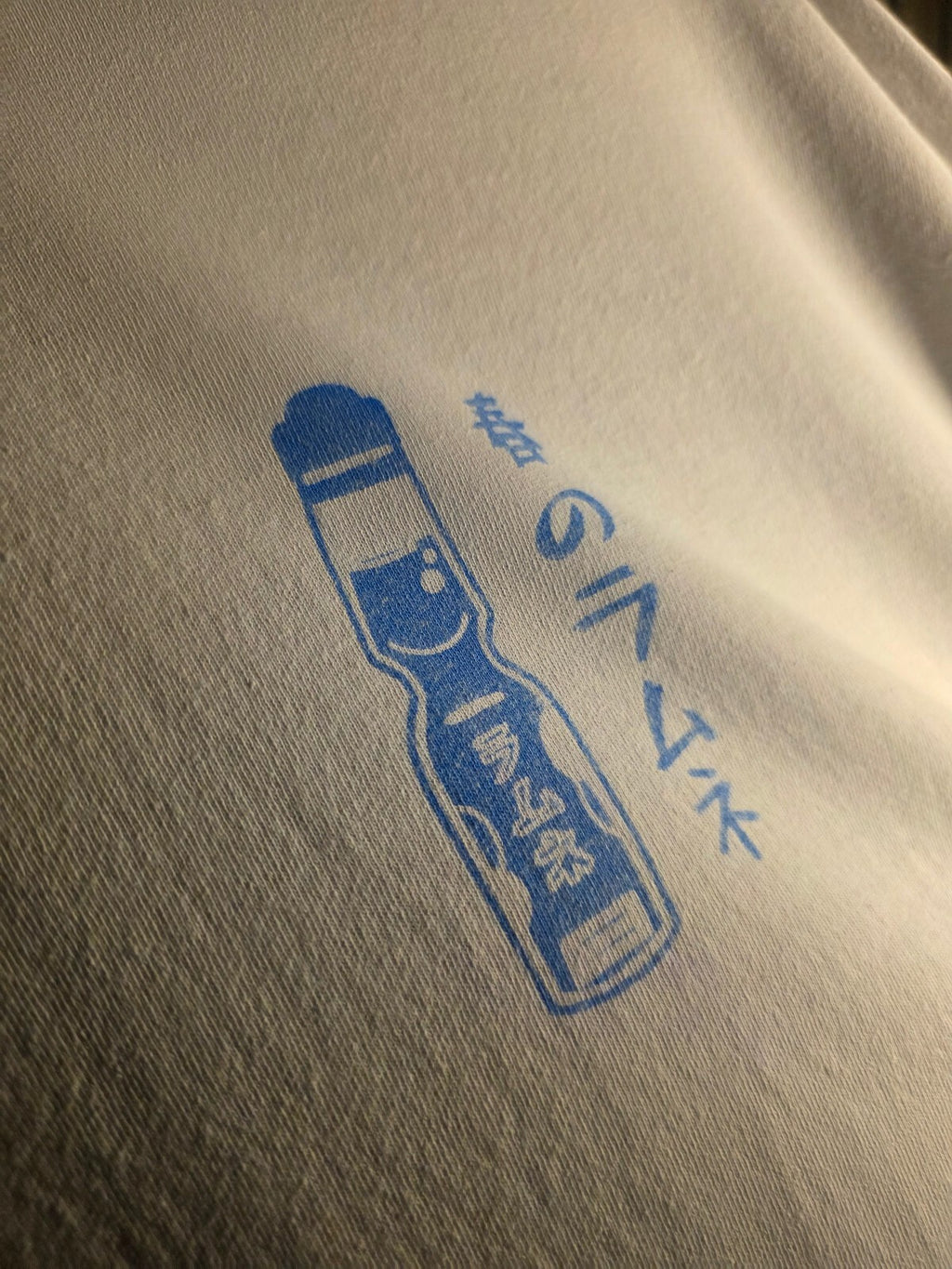 Bandage Brigade Spring Ramune Graphic Long Sleeve T-Shirt White Regular Large