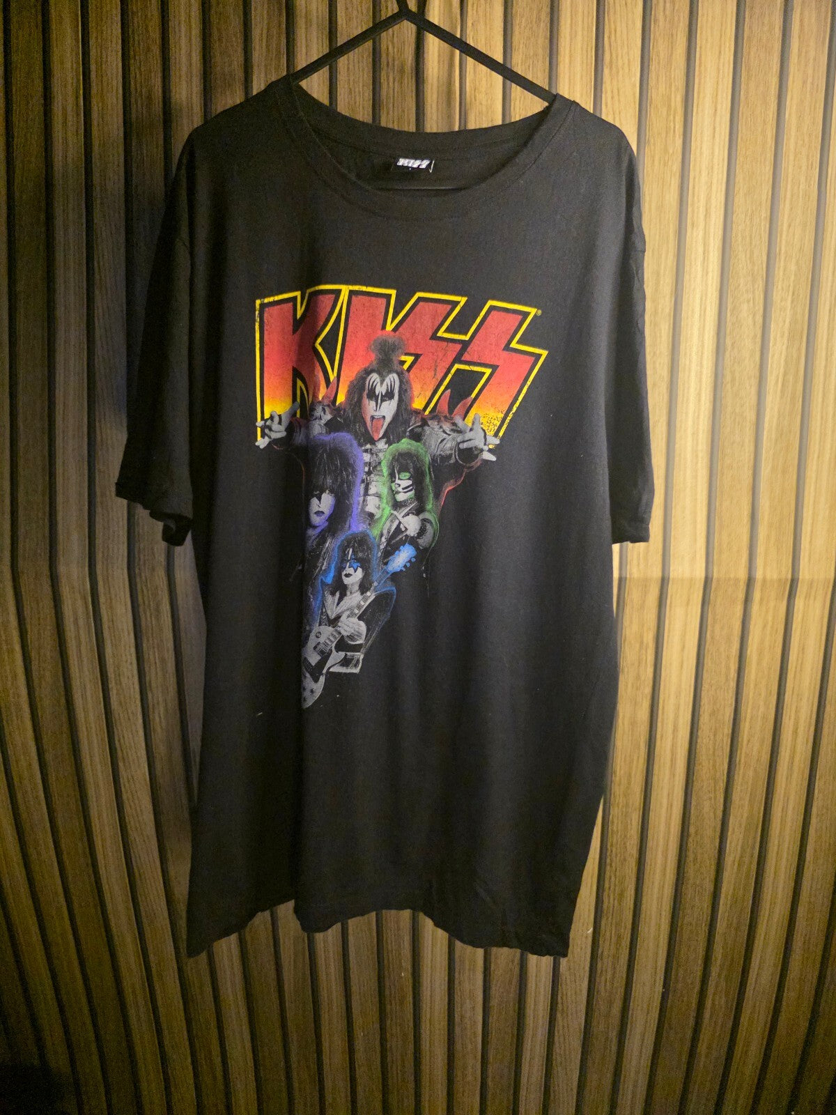 KISS Band Graphic T-shirt Black Large