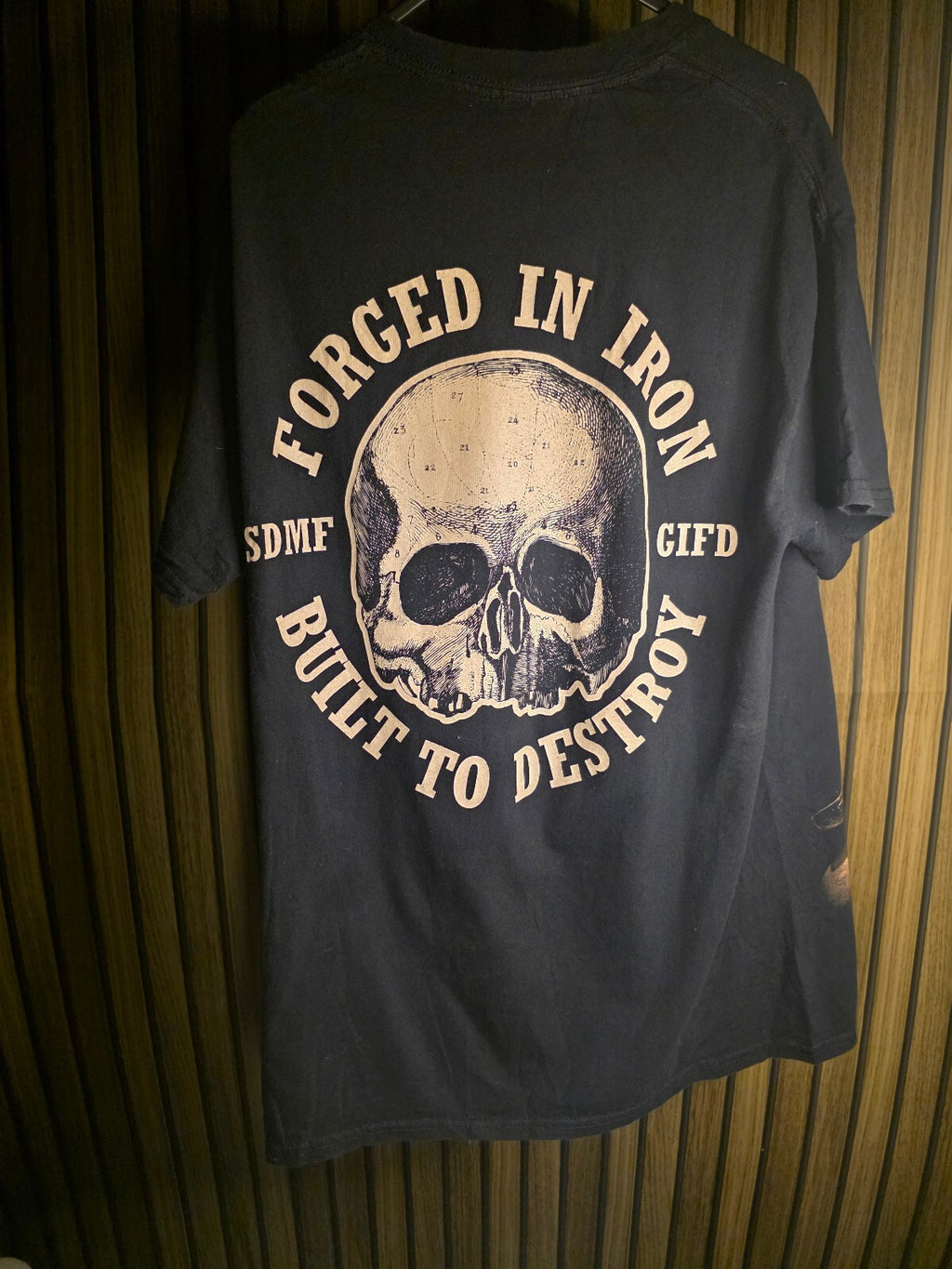 Zakk Wylde Black Label Society Heavy Metal Graphic T-Shirt Forged in Iron Size M