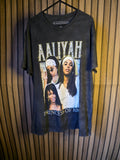Aaliyah Princess of R&B Black Graphic T-Shirt Medium
