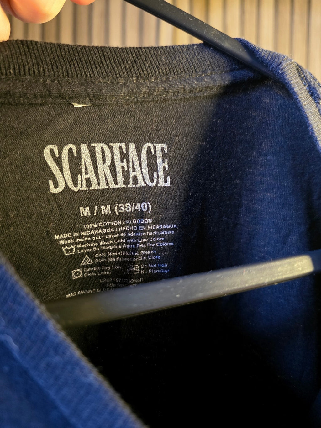 Scarface Movie Graphic T-Shirt Black Red White Size M