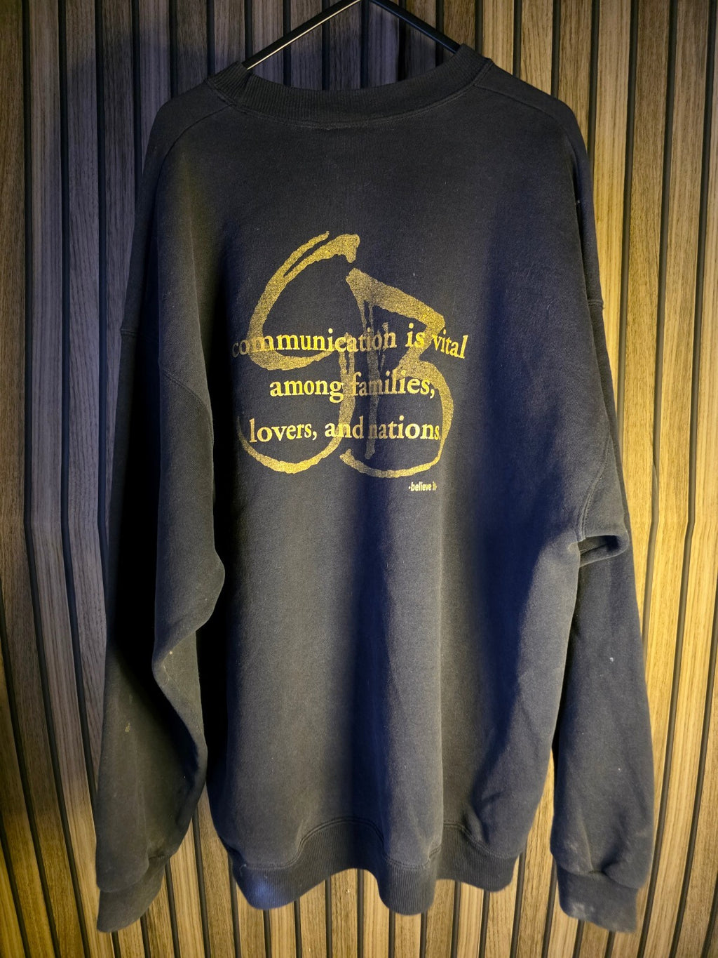 Rare Garth Brooks 1992 Vintage Graphic Sweatshirt Cowboy Print Black XLarge