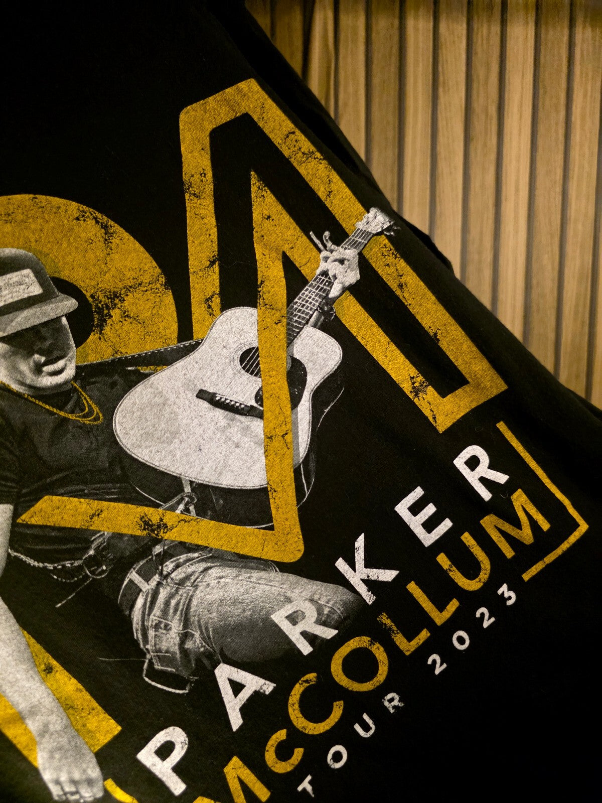 The Cert Crew Parker McCollum Tour 2023 Black Graphic T-Shirt Medium