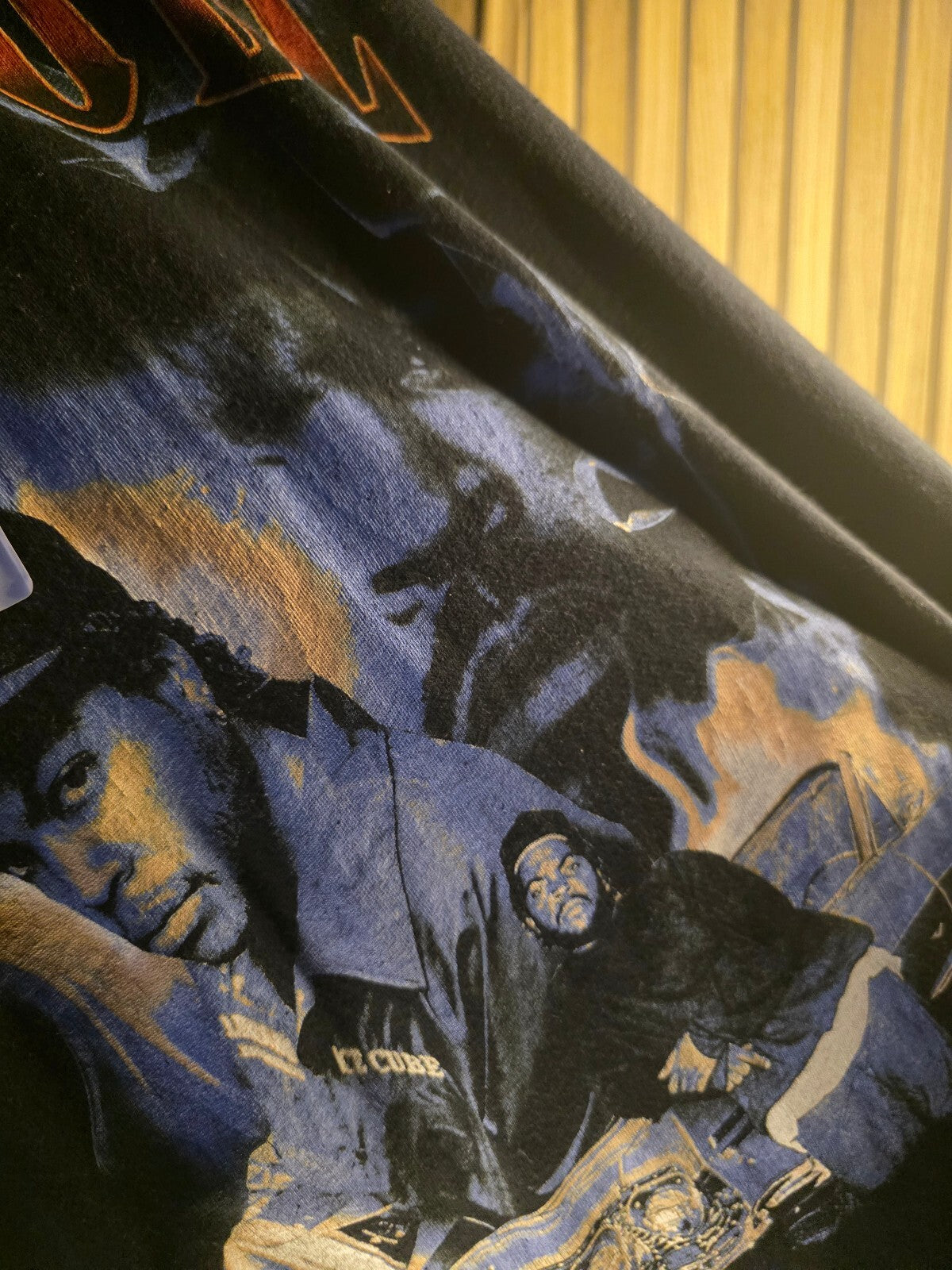 Ice Cube Graphic T-Shirt Black Vintage Style Small