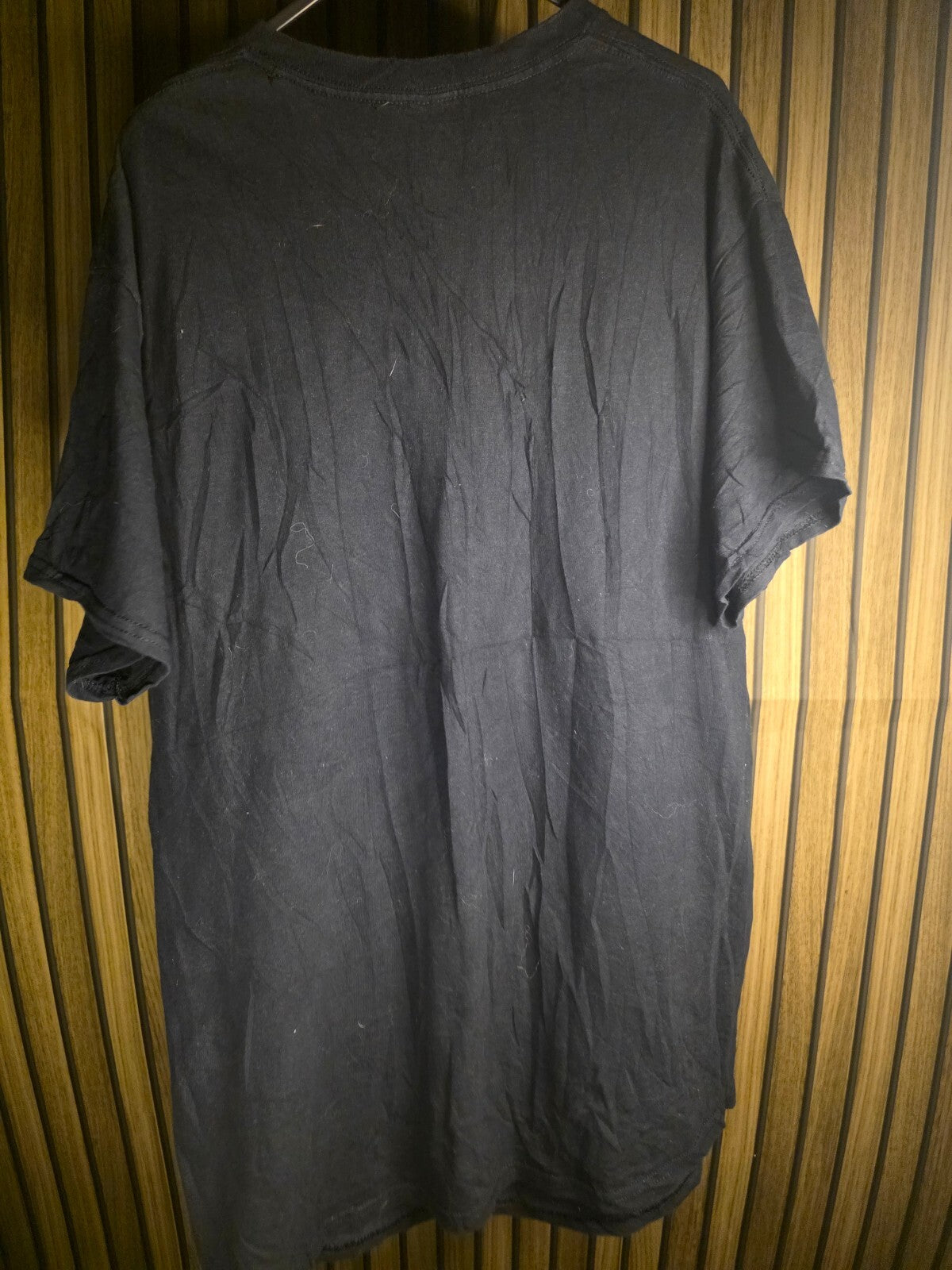 Red Hot Chili Peppers Band Graphic Black T-Shirt Purple Orange Print Size XL