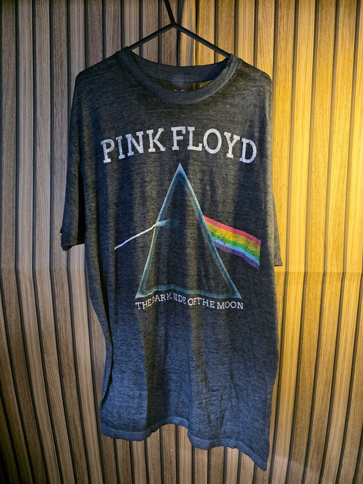Pink Floyd The Dark Side of the Moon Graphic T-Shirt Black Large