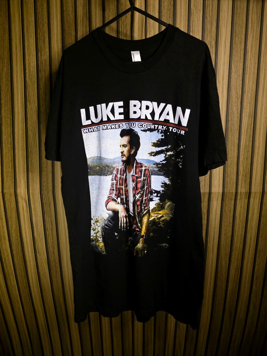 Luke Bryan What Makes You Country Tour Graphic T-Shirt Black Medium