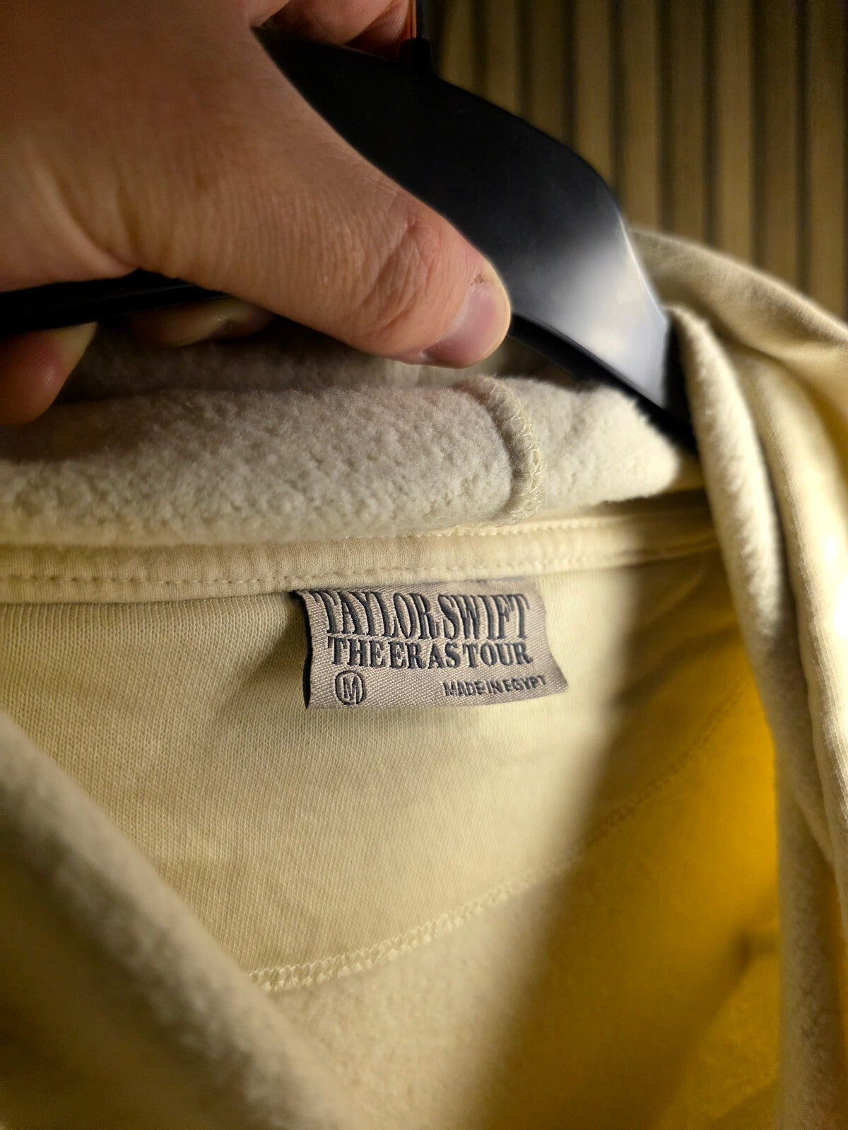 Taylor Swift The Eras Tour Hoodie Beige Medium