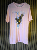 Bella+Canvas Bob Seger North American Tour 2017 Graphic T-Shirt Pink Small