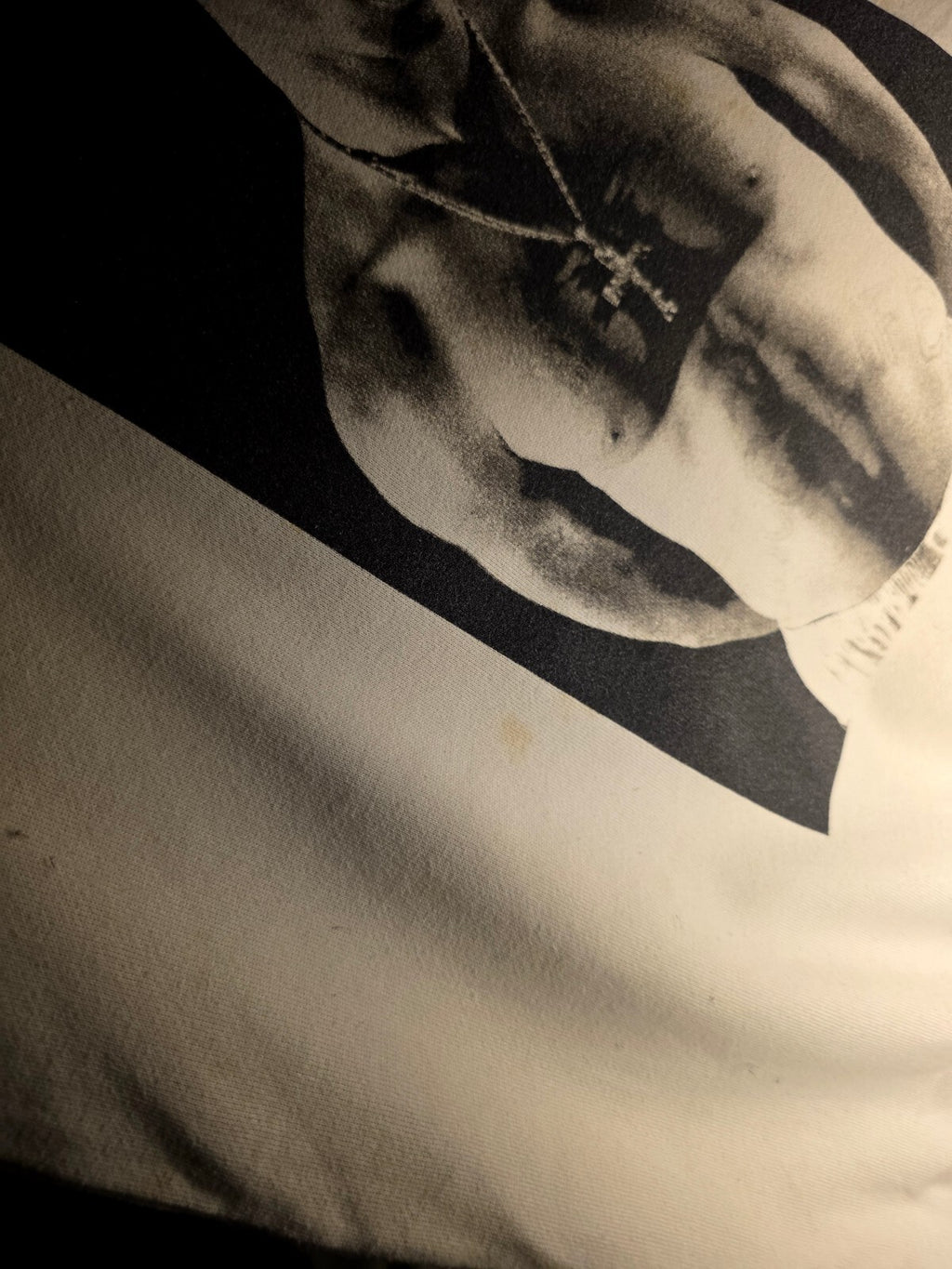 2PAC Graphic Sweatshirt Tupac Shakur Black and White Size Medium