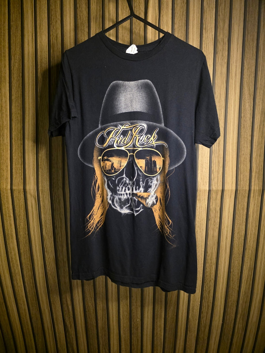 Kid Rock Born Free Tour 2011 Black Graphic T-Shirt Size Small