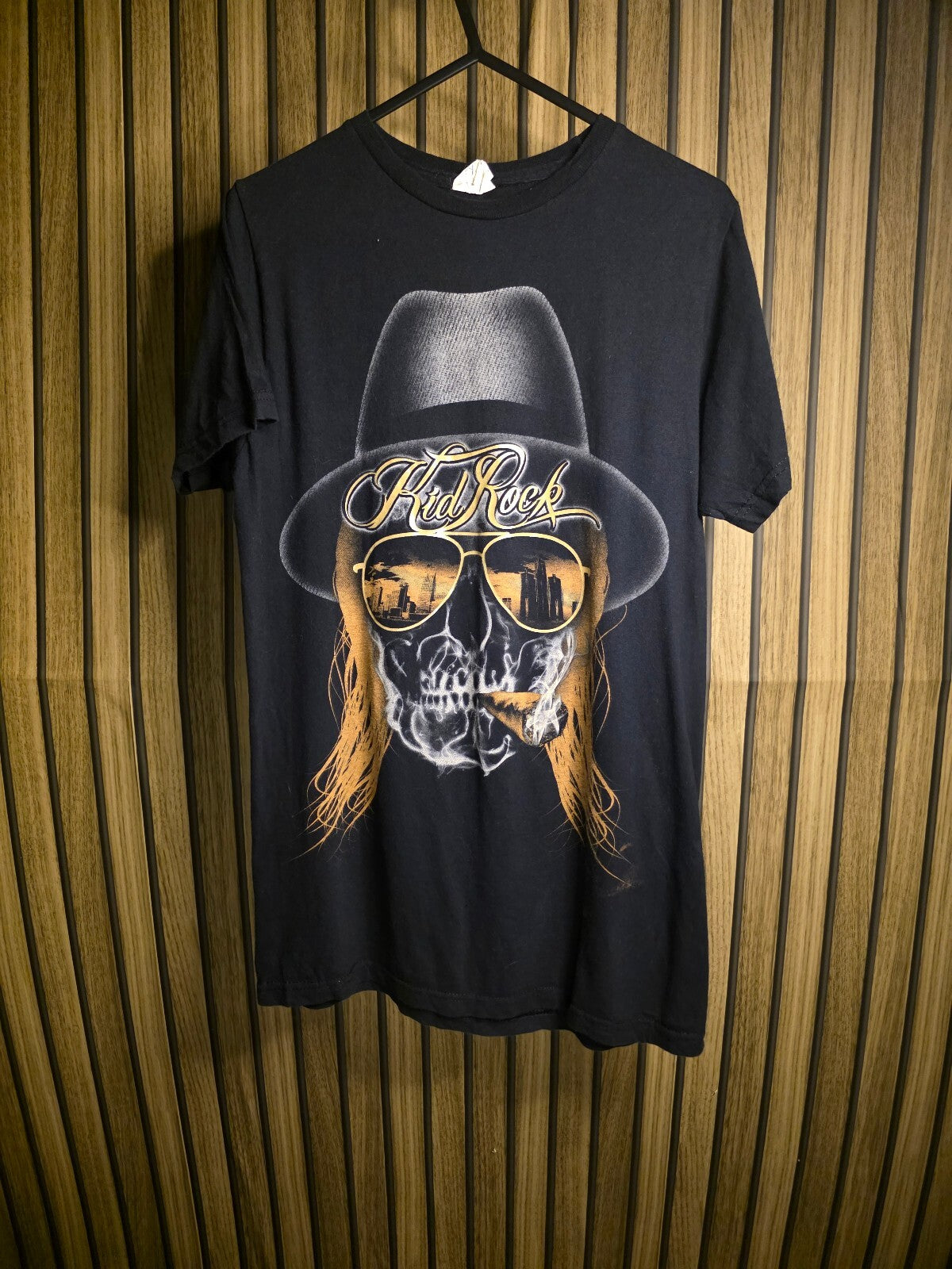 Kid Rock Born Free Tour 2011 Black Graphic T-Shirt Size Small