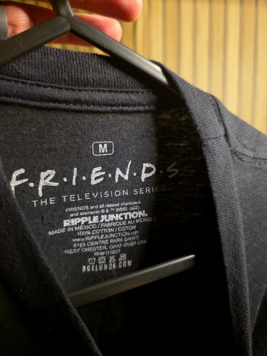 Ripple Junction Friends Central Perk Graphic T-Shirt Black Medium