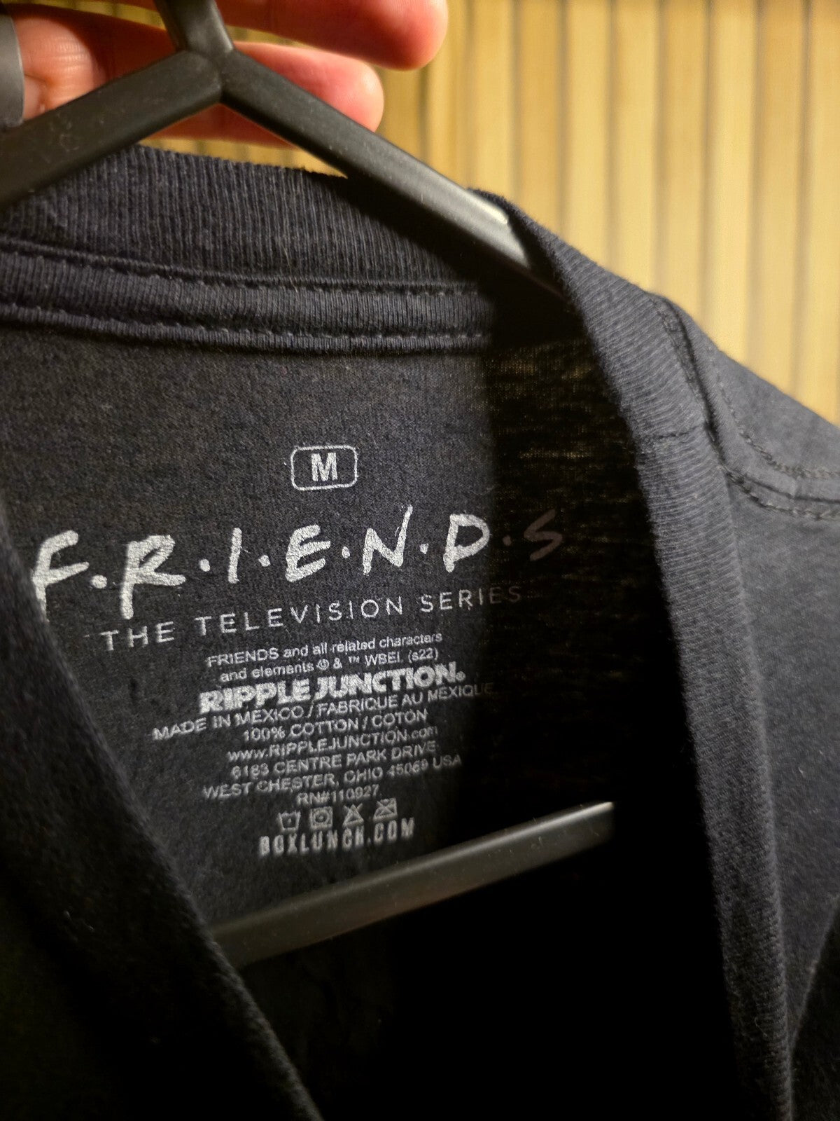 Ripple Junction Friends Central Perk Graphic T-Shirt Black Medium