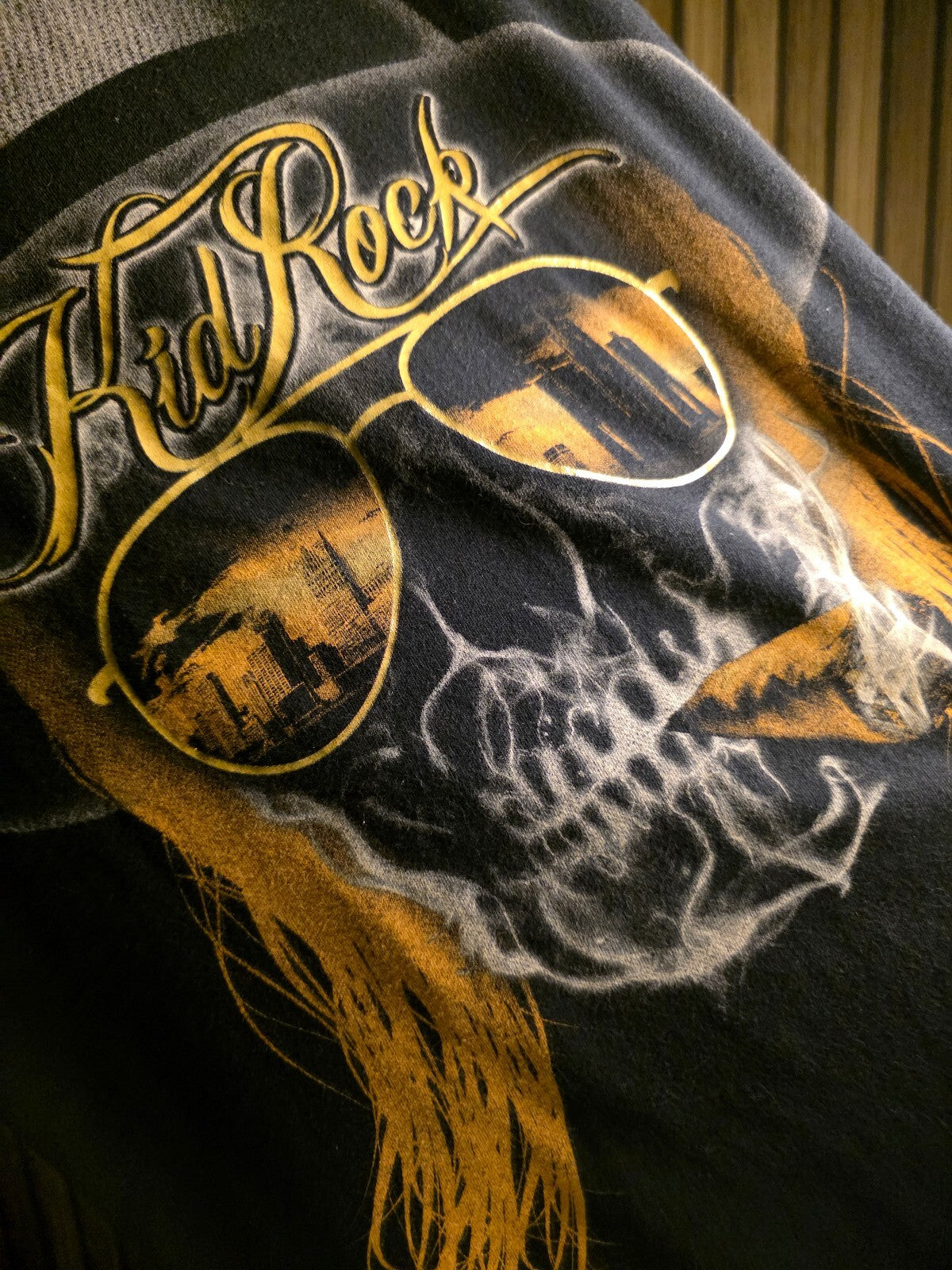 Kid Rock Born Free Tour 2011 Black Graphic T-Shirt Size Small