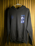 Truth Theory Hoodie Black Graphic Print Medium