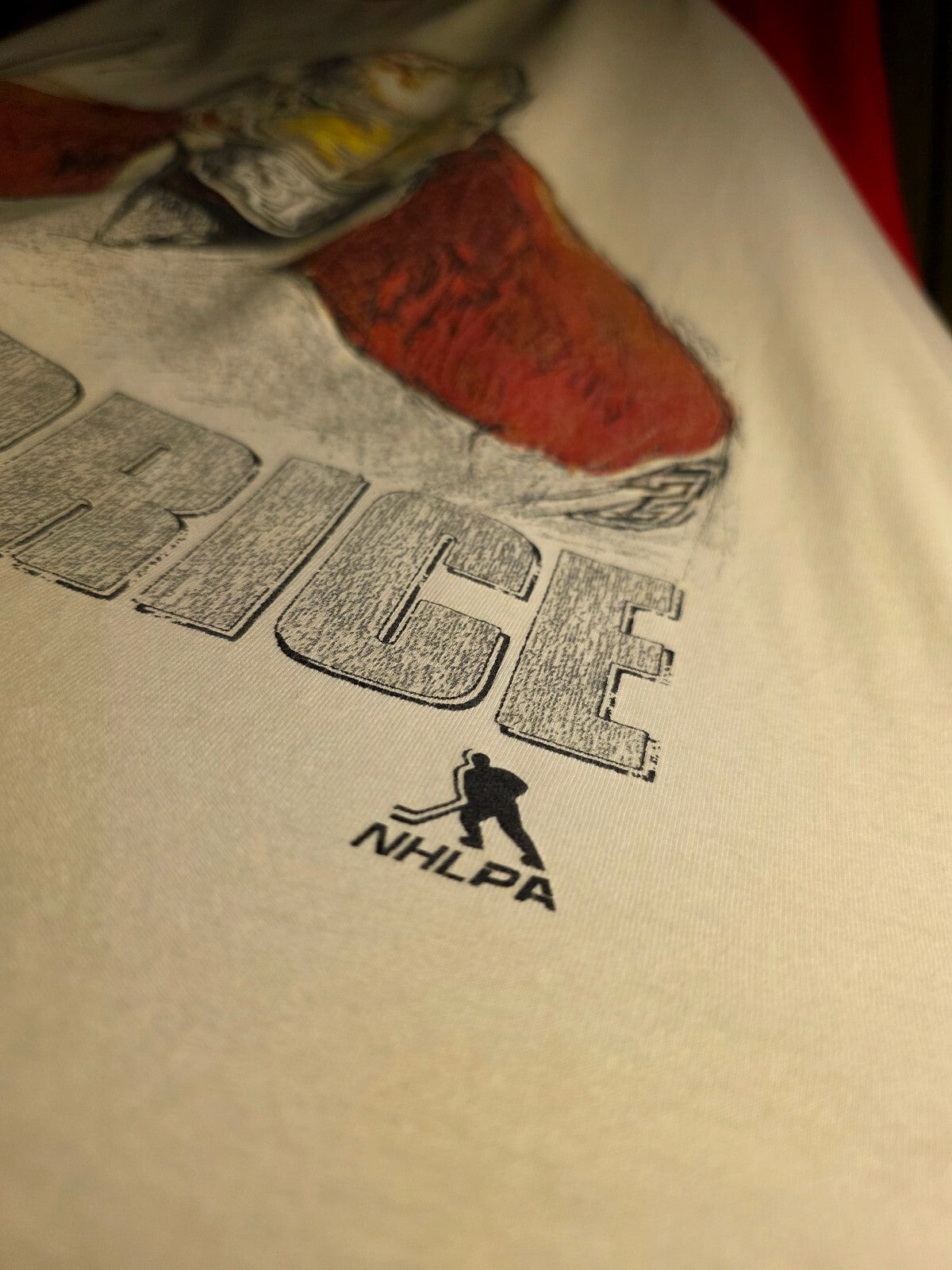 Sogo NHLPA Carey Price Graphic T-Shirt Red White G/L SKU MX1