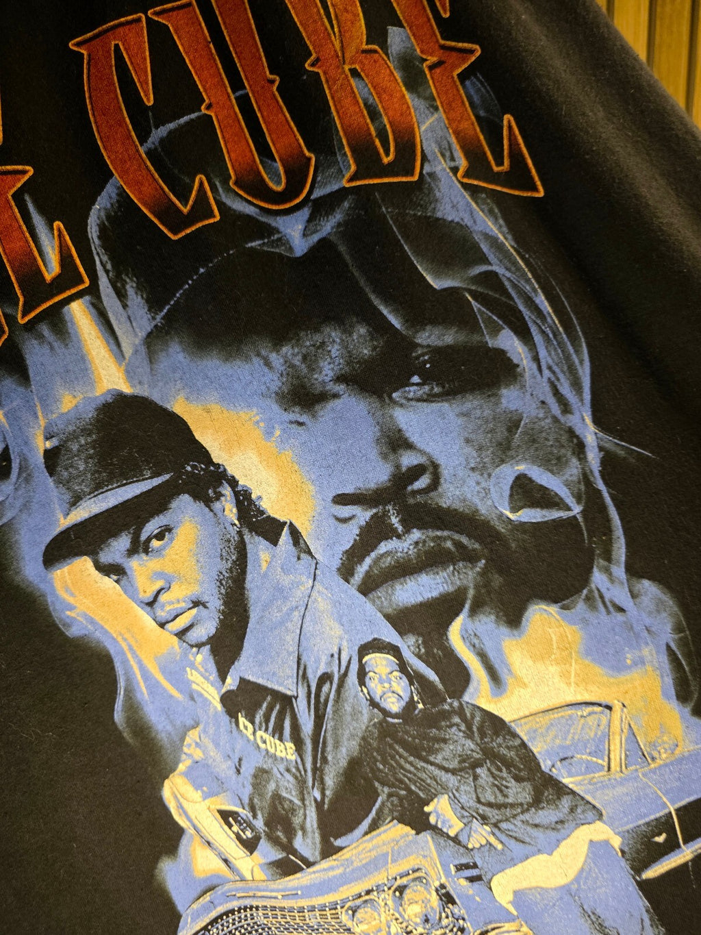 Ice Cube Graphic T-Shirt Black Unisex Size M