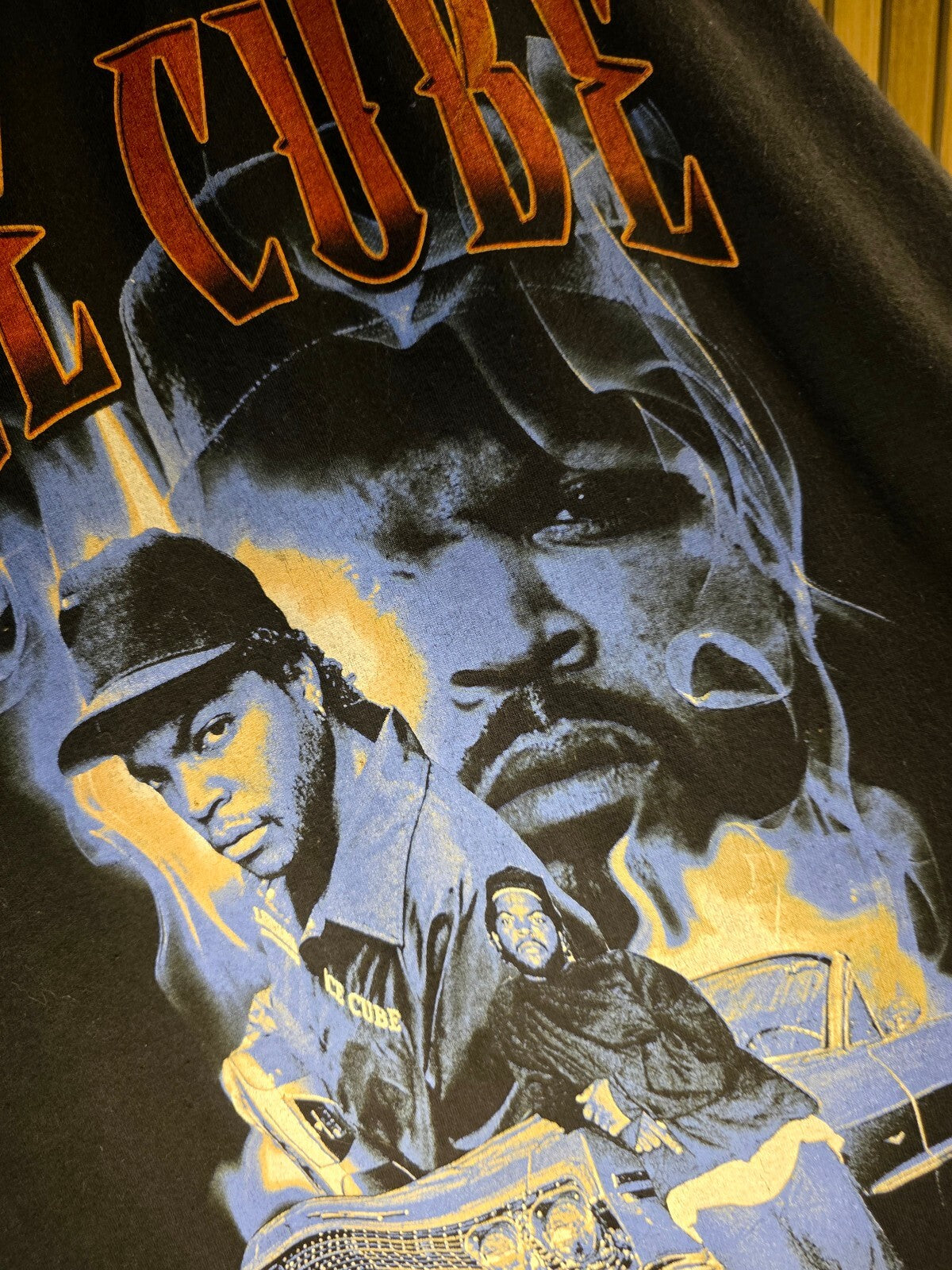 Ice Cube Graphic T-Shirt Black Unisex Size M