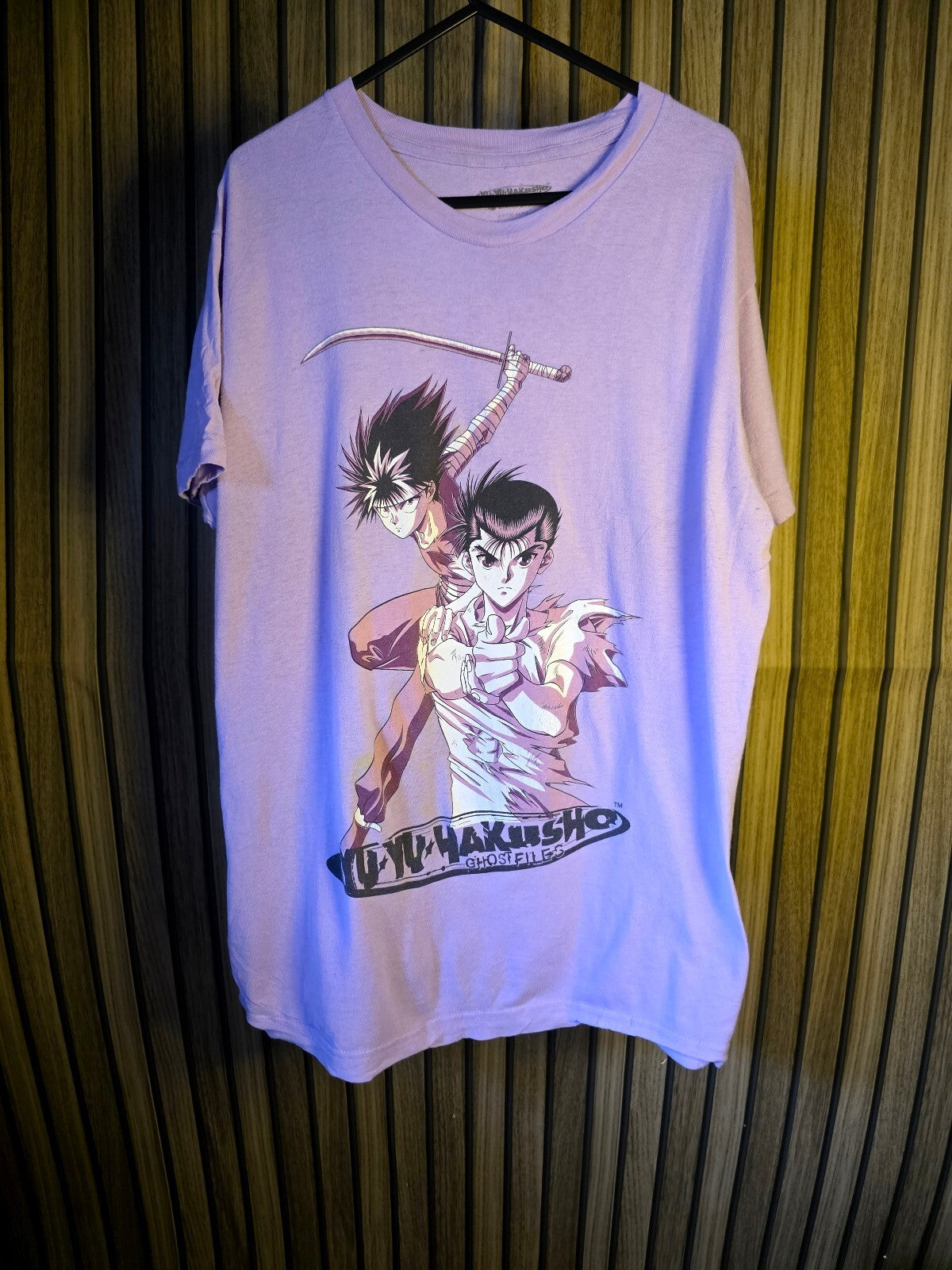 Yu Yu Hakusho Ghost Files Graphic T-Shirt Purple Medium