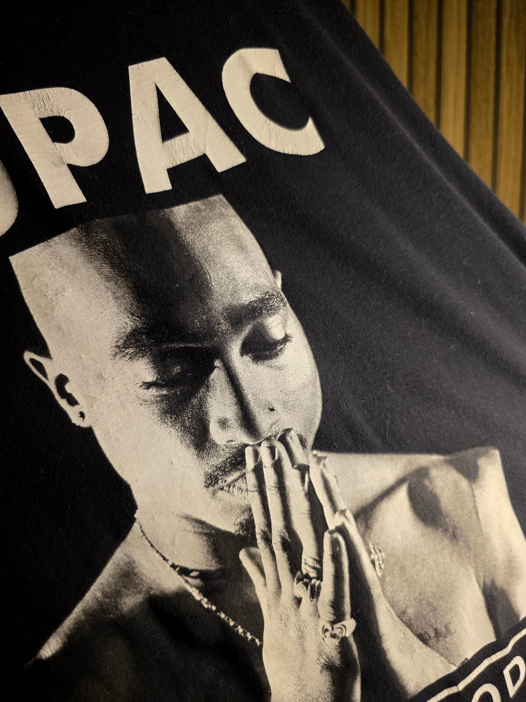 2PAC Trust Nobody Graphic T-Shirt Black Large