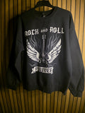 Softstyle Rock and Roll Forever Sweatshirt Black Size L
