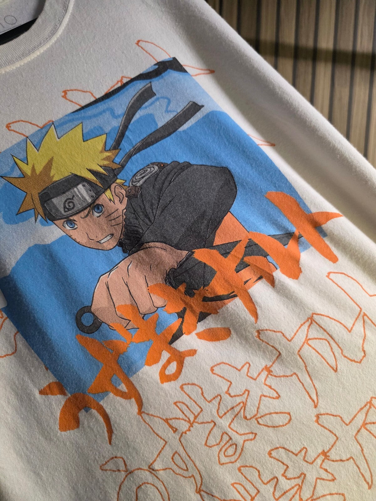 Naruto Shippuden Collection Graphic T-Shirt White Large