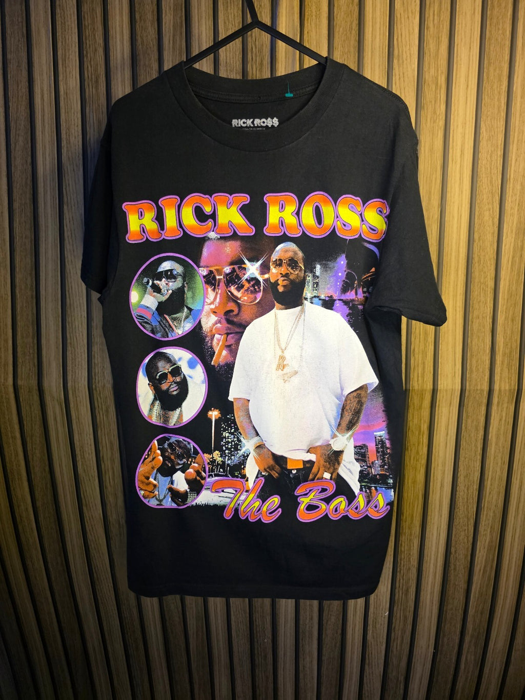 Rick Ross The Boss Graphic T-Shirt Black S/P
