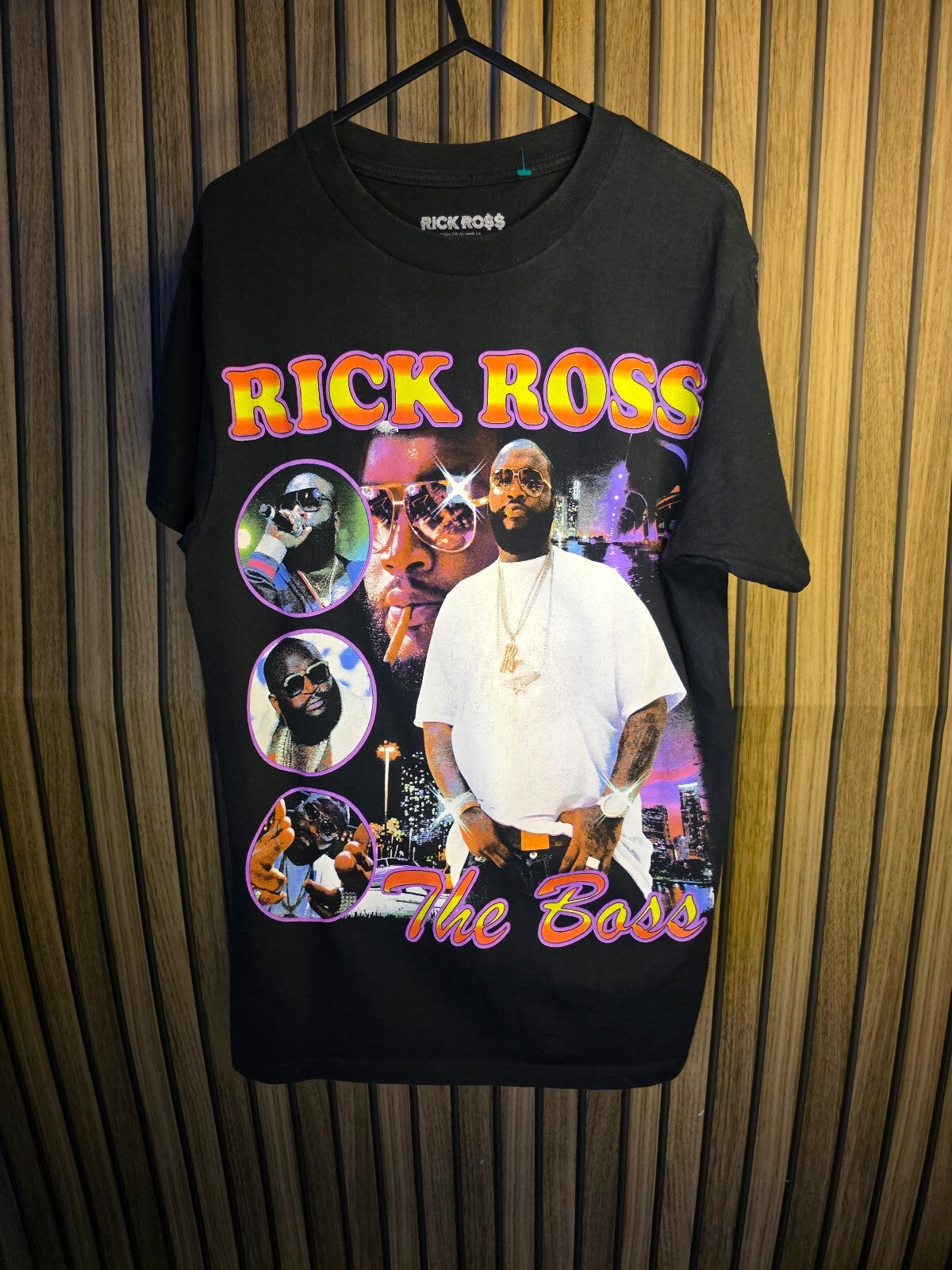 Rick Ross The Boss Graphic T-Shirt Black S/P