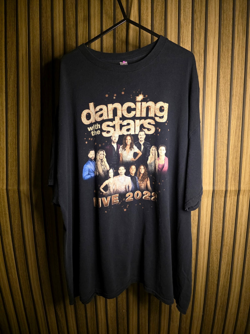 Gildan Dancing with the Stars Live 2022 Black T-Shirt 2XL