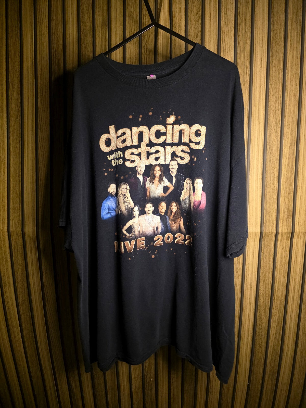 Gildan Dancing with the Stars Live 2022 Black T-Shirt 2XL