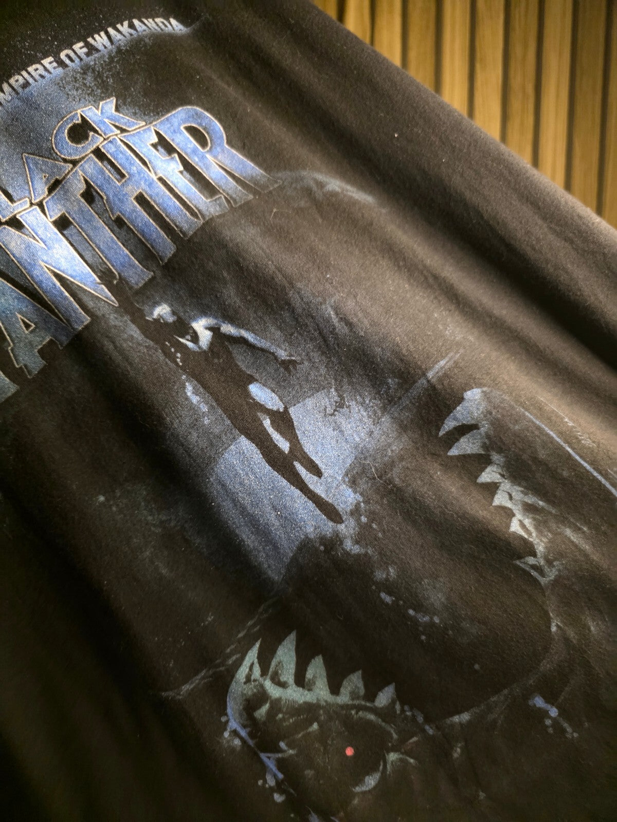 Hanes Black Panther Graphic T-Shirt Black 2XL Marvel