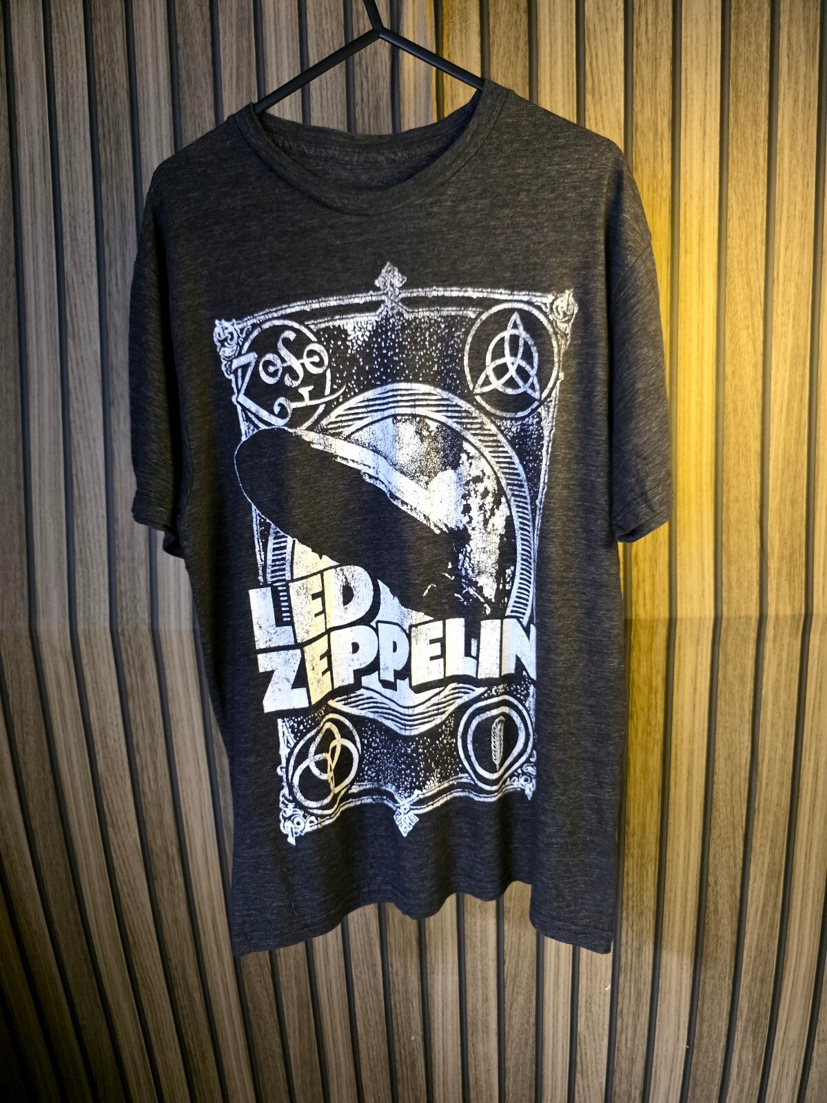 Led Zeppelin Graphic Band T-Shirt Black Size M